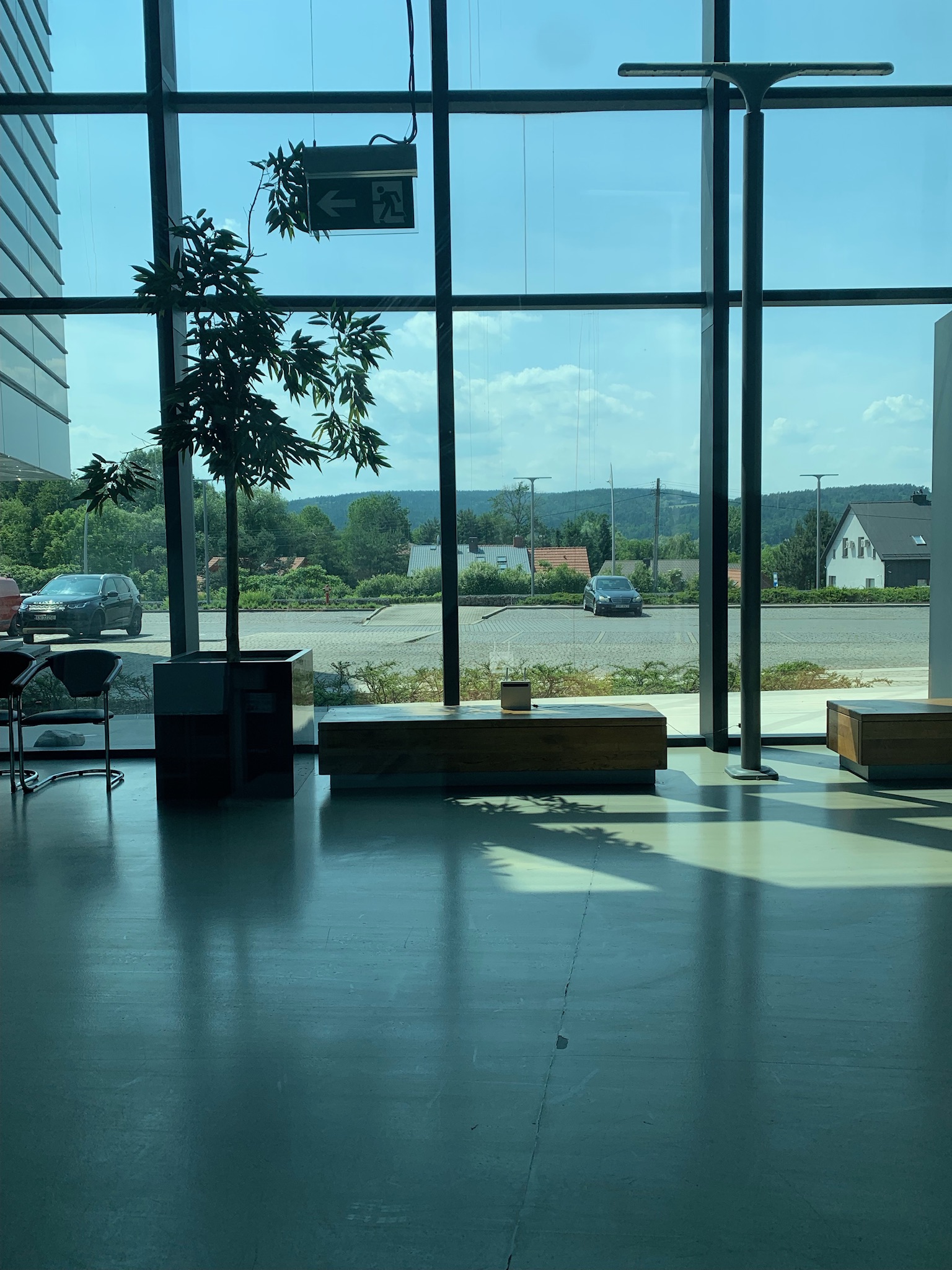 Widok z miasteczka multimedialnego